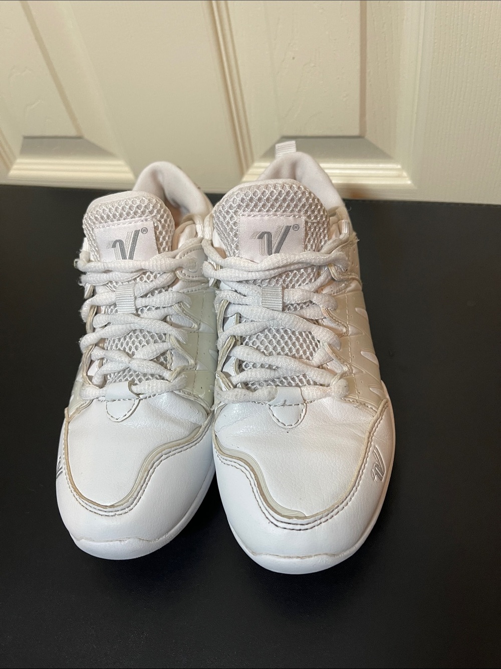 Varsity Kids White Lace-Up Sneakers - Picture 3 of 7